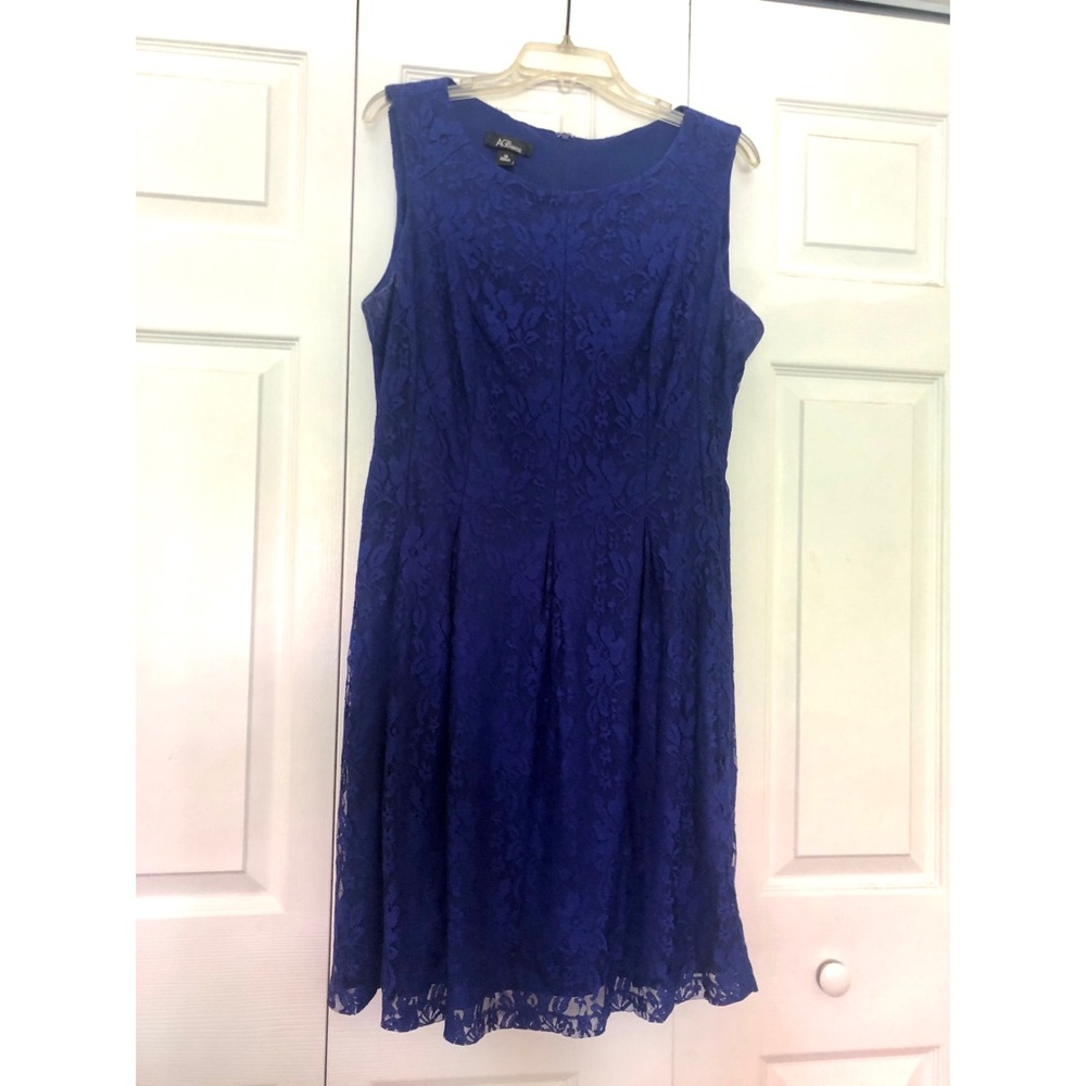 Royal blue cocktail dress size 14